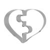 Elegante herzförmige Ausstechformen für Hochzeiten Edelstahl Keksstempel Valentinstag Dessert Backformen
