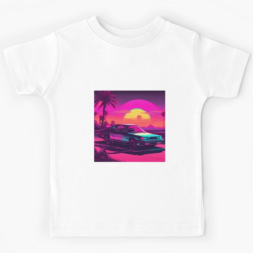 Synthwave Drive Kids T-Shirt 160