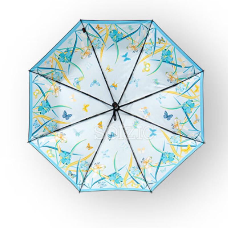 Aurora Midsummer Night's Dream Silk Scarf & Art Umbrella Set