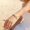 European And American Popular Ins Style Summer Sea Breeze Bracelet Women'S Simple Fashion Pearl String High-End Fashion Bracelet