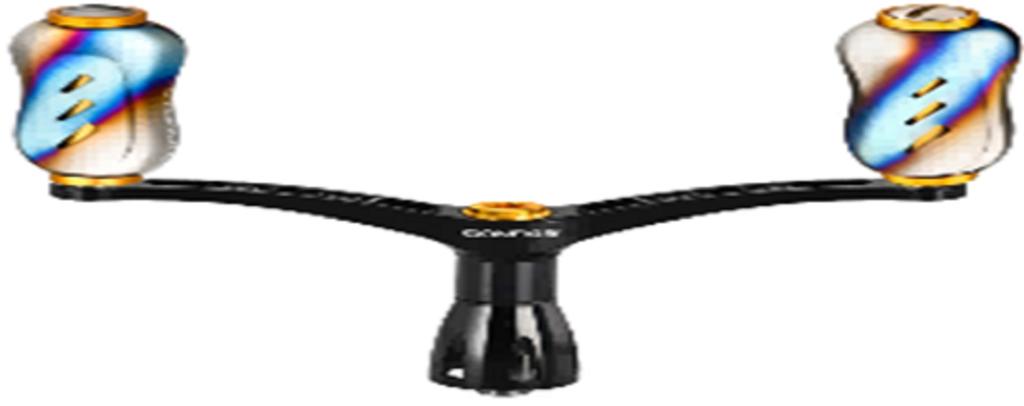Poignée Double Gomexus Alu Noir 98mm Pour Moulinet Daiwa – Modèle MYD98T22GDXB