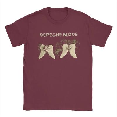 Depeches Cool Modes T-Shirts for Men Humorous 100% Cotton Tees Round Collar Short Sleeve T Shirt Plus  Clothing#Color