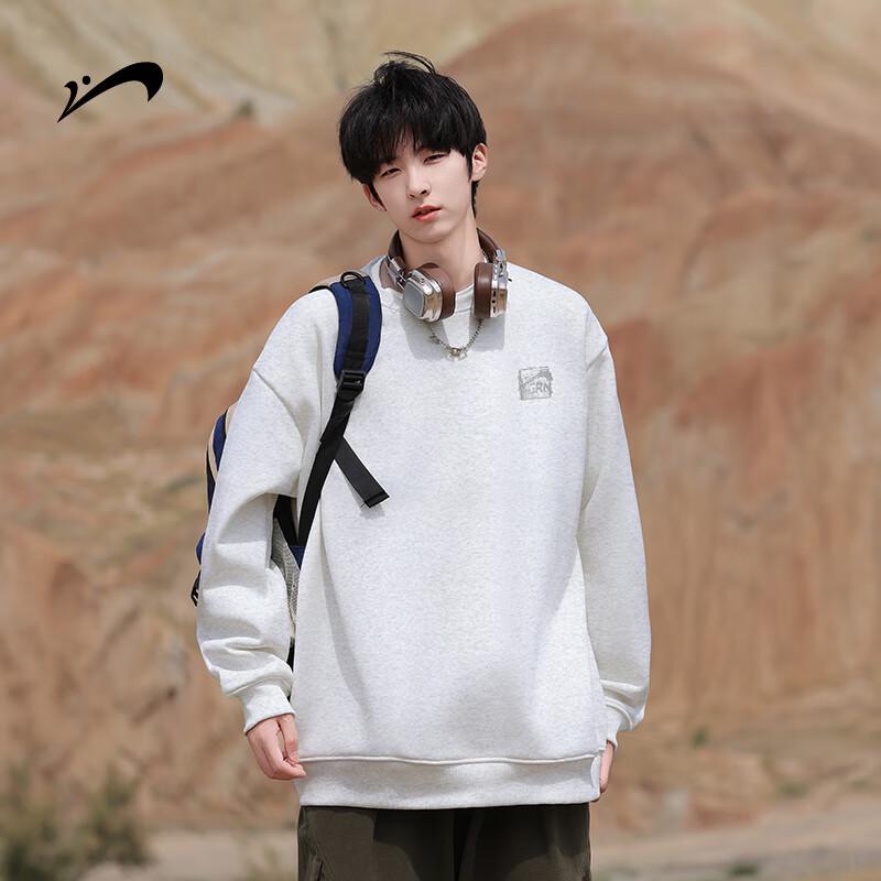 

Guirenniao Men s Round Neck Long Sleeve Pullover Sweatshirt 2XL