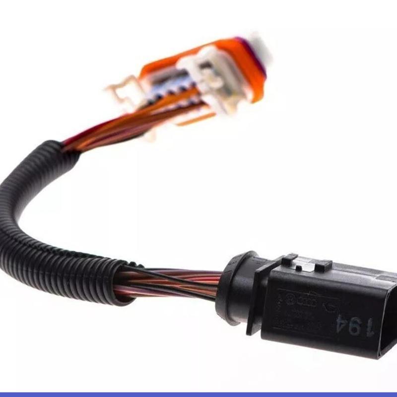 L41A High Performances Vehicle Halogen Headlight Wiring Harness Cable Connector 12 Pin for 7L6971071A Front Light Upgrading