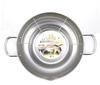 Pearl Metal Shokuzanmai Iron Stepped Tempura Pot 28cm (with strainer) H-8825