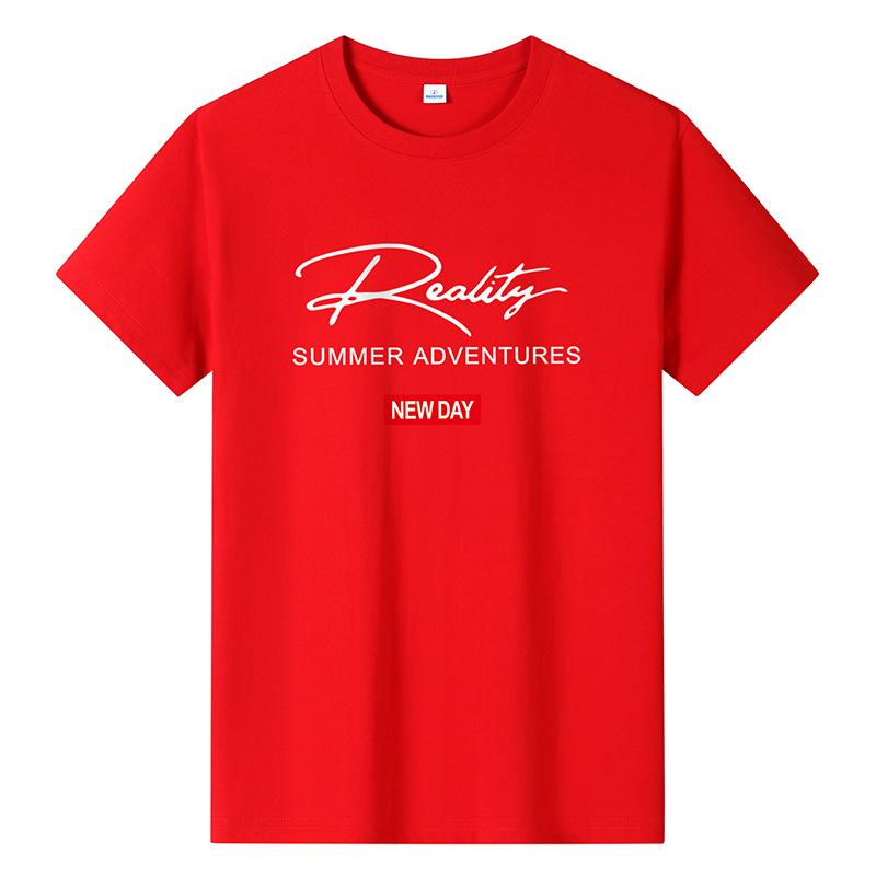 

GMXIA Short Sleeve T-shirt Men s Summer Trend Print Ins Loose T-shirt Student Trend Brand Top S