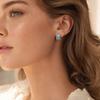 5 Pair French Retro Women Stud Earrings Square Stud Earrings New Ear Accessory  Street Trend Outfit