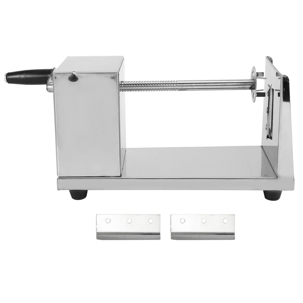 Stainless Steel Hand Crank Manual Spiral Potato Twisters Vegetable Cutter Slicing Tool Kitchen Utensil