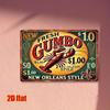 Metal Tin Sign Painting 20x30cm Wall Art Decor Vintage