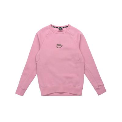 Nike SB Icon Skateboard Fleece Collar Pullover Sweatshirt Men Tops Pink 885846-678