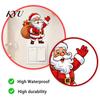 Holiday Switch Decor Christmas Santa Claus Sticker, Light Decal for Xmas Holiday, Festive Room Sticker Removable Self-Adhesive Wall Living Bedroom