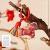 Cultural and Creative Embroidery Song Brocade Pony Pendant with Tassel, Creative Style Keychain, Sachet Hanging Ornament, Embroidered Craft Sachet