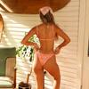 Floral Print Bikinis Sexy Swimsuit Women Bathing Suit String Bordered Swimwear Thongs Bikini Sets Summer Beachwear