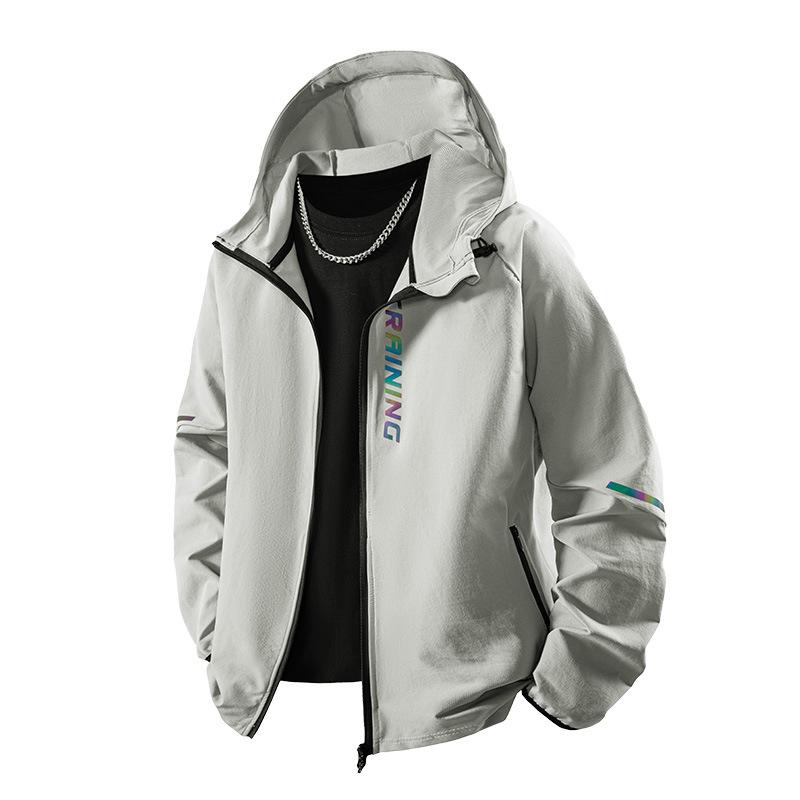 Running Sports Suit Men's Autumn and Winter New Quick-drying Morning Running Winter Training Clothes Fitness Clothes Jacket Men's