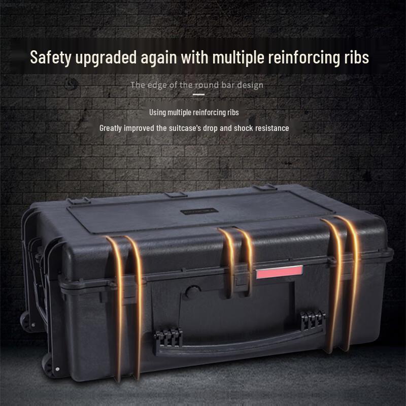 Heavy-Duty Waterproof Rolling Instrument Case