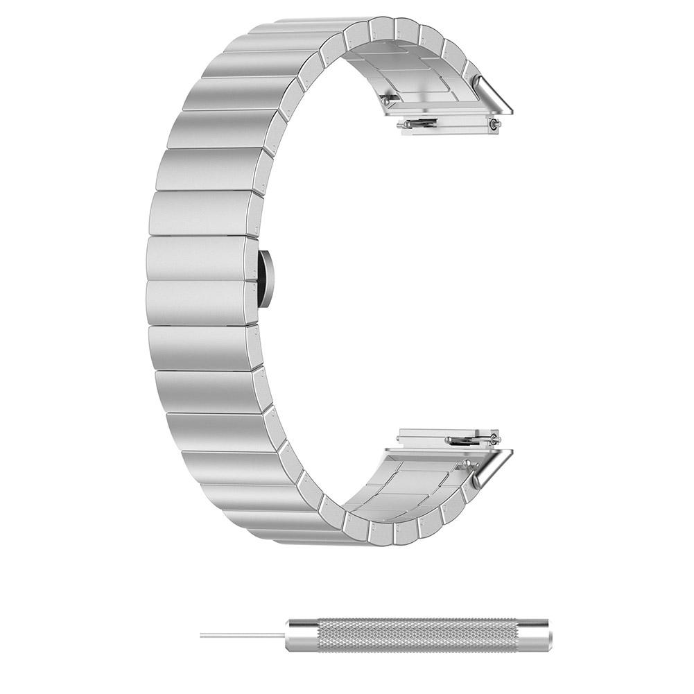 17.6cm Luxury Wrist Watch Strap Fashion Stainless Steel Metal Smart Watch Band Compatible For Huawei Band 7