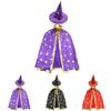 Stunning Halloween Cape With Elegant Hat For Kids And Adults Costume Parties