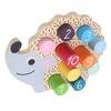 Children Wooden Puzzle Early Education Shape Cognition Color Classification Hedgehog Number Game