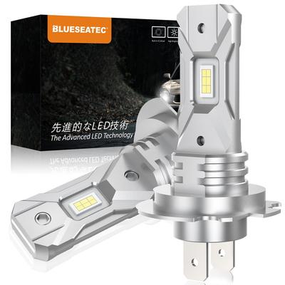 BLUESEATEC Ultra Mini H7 LED Headlight, 3x Brightness, 40W, Compatible with New Standard Vehicle
