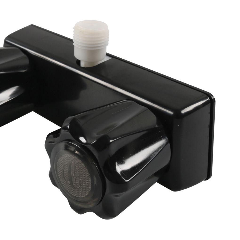 RV Shower Faucet RV Shower Diverter RV Shower Faucet Valve Diverter With Black Knobs