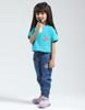 Monte Carlo Girls Solid Round Neck Top
