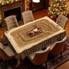 Log, Rectangle/Round Table Cloth, Natural Wood Grain Tree Tumor Retro Pattern, Table Decorative Cloth