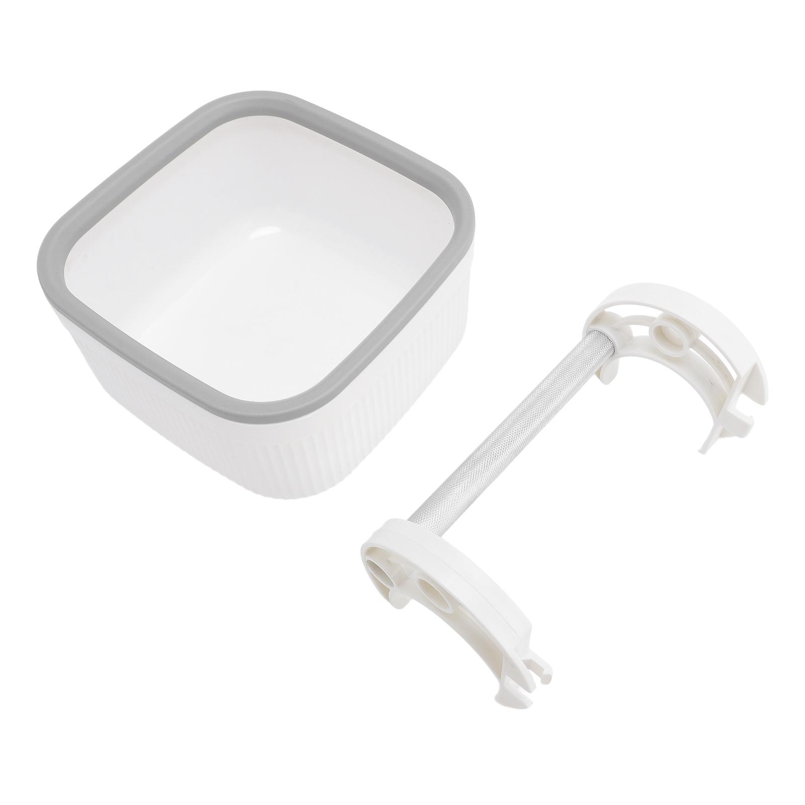 

Bird Toilet Stand with Bucket Aluminium Alloy Sturdy Structure Portable Tabletop Bird Potty Training Tool Perch