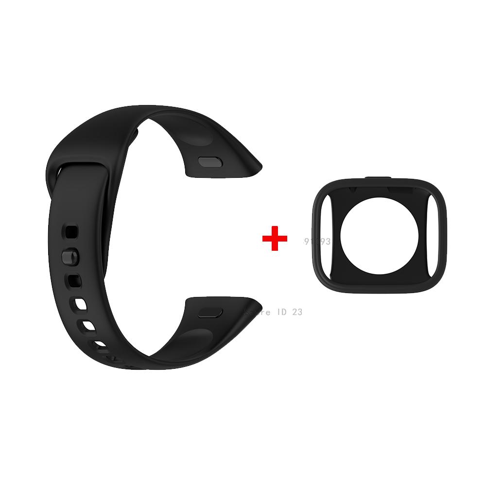 Silicone Strap+Protective Cover for Redmi Watch 3 Replacement Wrist Strap Bumper for Xiaomi Mi Watch Lite3 Wristband Bracelet