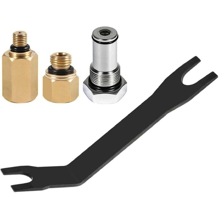 High Pressure Oil Pump IPR Valve Air Test Kit and Rail Adapter, High Pressure Oil Pump HPOP Quick Disconnect Tool Compatible with Ford 6.0L Diesel