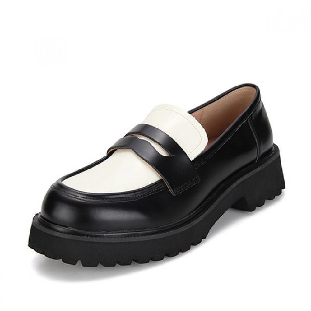 

Barbara BaSic Leather 4cm Women S Loafer Bbg136wt 250mm