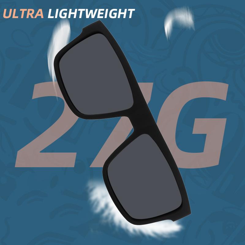 New Square Gradient Mutipcolor Polarized Sunglasses Anti Glare Sun Shades For Summer Party Vacation Travel Driving Fishing