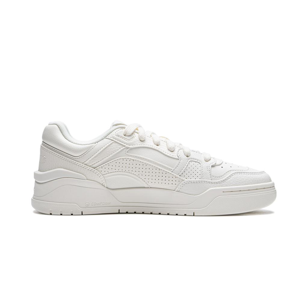 New LiNing Moon White 2.0 Slip Resistant And Breathable Low Top Skateboard Shoes Women's Mist White AGCU276-11
