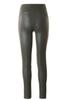 Women's High Waist Imitation Leather Leggings, Fashionable, Stylish, MORAJ XL Black
