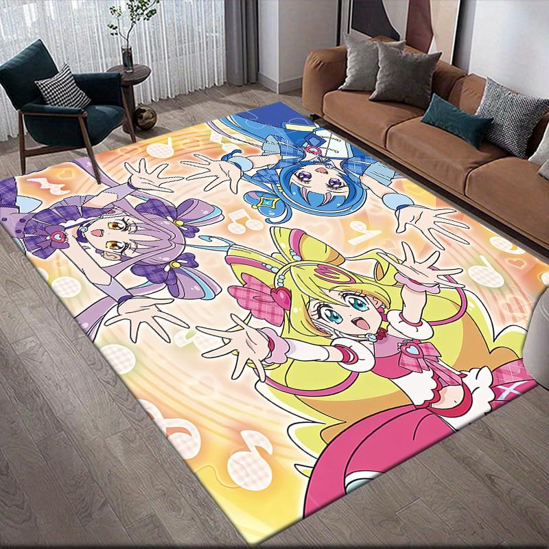 Pretty Cure Magic Theme Area Rug, Pretty Cure Fan Cozy Carpet, Great Gift.chl