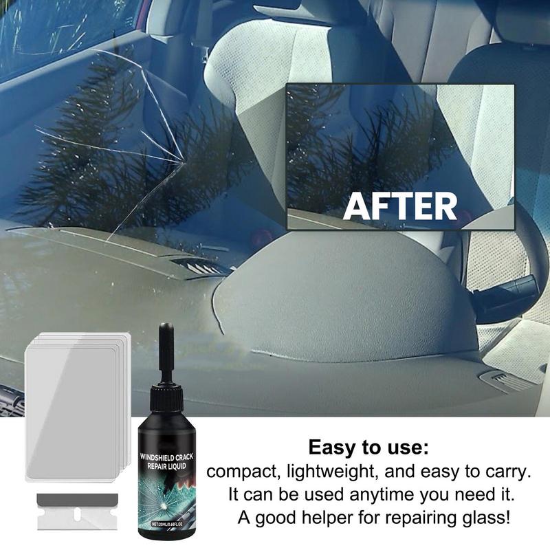 20ml DIY Car Windshield Cracked Repair Tool Upgrade Auto Glass Repair Fluid Auto Window Scratch Crack Restore Car Accessories