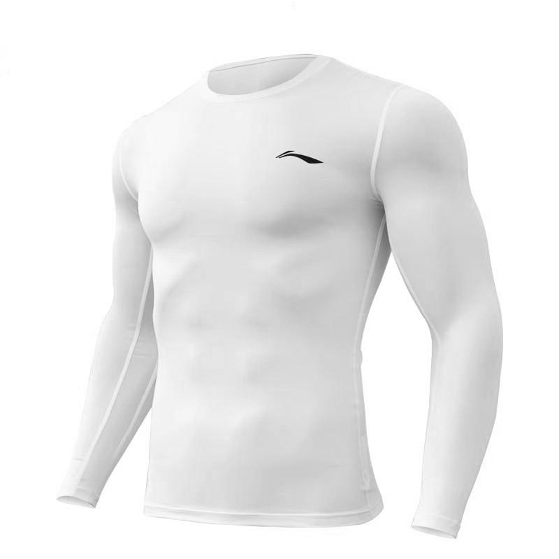 

Li Ning Sports Compression Quick-Dry Fitness Shirt Men tops YUDT061-2 XL