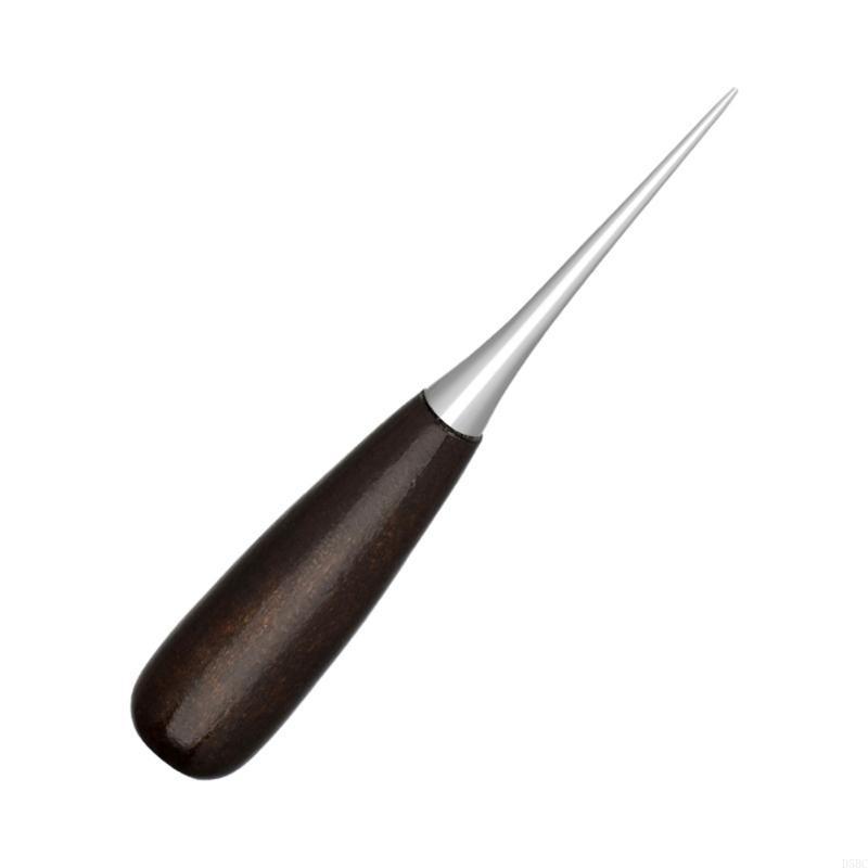 10Pcs Professional Leather Punching Tool Handle Leather Sewing Awl Tool