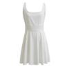 Exquisite First Date Slim White Dress French Hepburn Style Fancy Waist-Tight Slim Looking Temperament Camisole A- line Dress Skirt