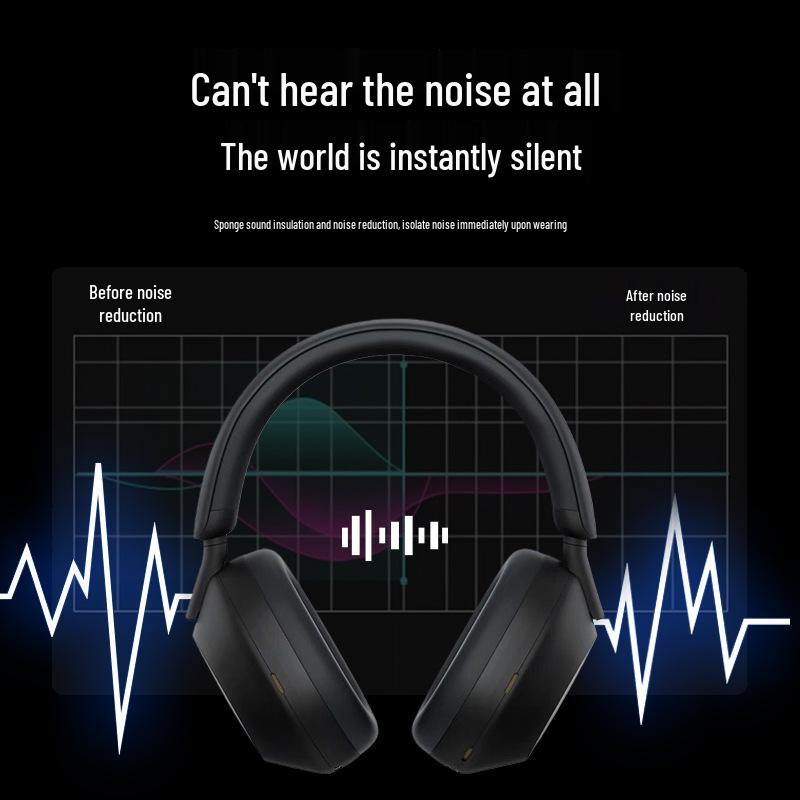 WH-1000XM5 Alternative Bluetooth Noise-Canceling Over-Ear Gaming-Kopfhörer mit langer Akkulaufzeit