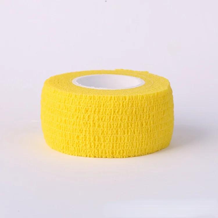 1 Roll Self Adhesive Elastic Bandage 4.5m Colorful Sports Wrap Tape for Finger Joint Knee First Aid Kit Pet Tape