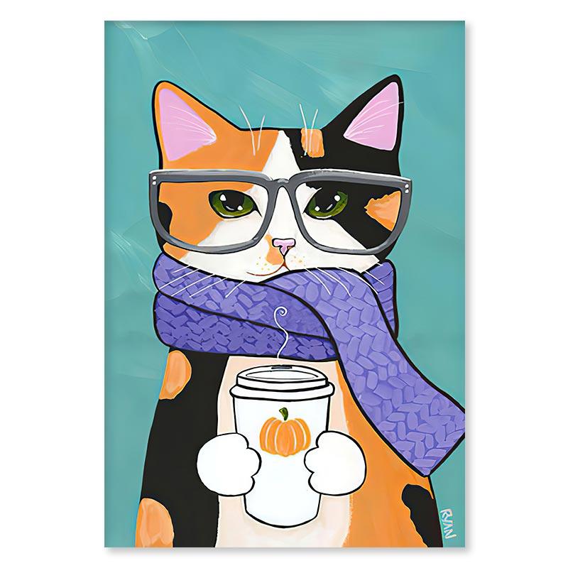 

Мультяшные постеры с котами, винтажные картины на холсте с изображением животных, настенные художественные принты для гостиной, картины для детей, спальни, детской комнаты, домашнего декора 30x40cm No Framed