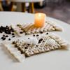 Creative Shape Table Decor Pure Handmade Cotton Braid Non-slip Insulation Mats Europe Macrame Cup Pad Tablecloth Table Mat