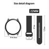 Silicone Strap & PC Case + Tempered Glass for Xiaomi Watch 5 Full Shell Screen Protector Bumper Cover Strap Smart Accessorie Set