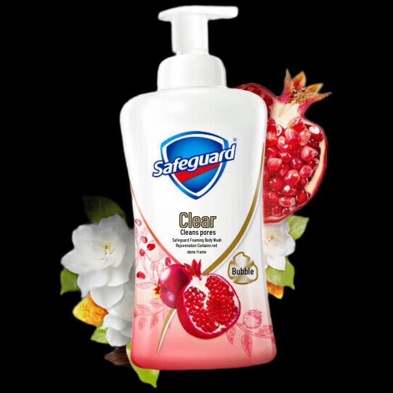 Safeguard Red Pomegranate Bubble Body Wash