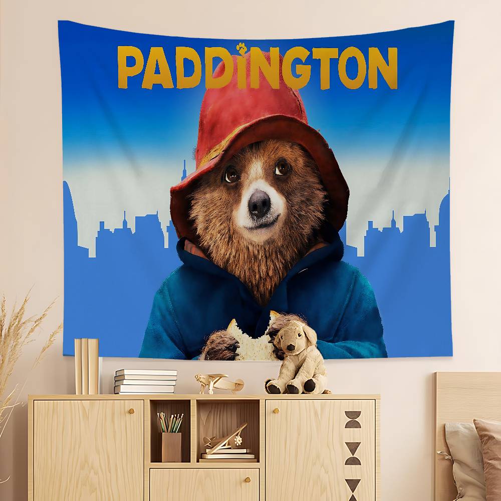 Classic Movie PpaddingtonS Cartoon Tapestry Art Science Fiction Room Home Decor Wall Hanging Sheets
