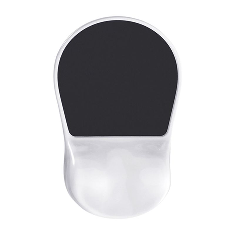 

M-Modern-Ergonomic Mouse Pad Wrist Supporthome Support Home Computer Anti-Slip Silicone Rubber Soft Gel Mouse Pad Relieve Wrist чорний