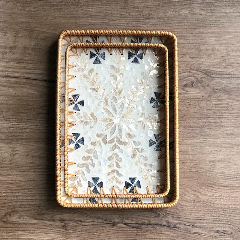 Rectangular Storage Basket & Tray Set