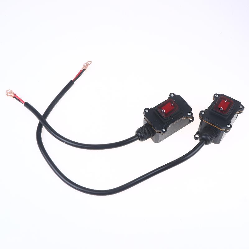 Motosiklet Güç Anahtarı Akü Kesme Anahtarı 12V/24V Su Geçirmez Güç Kesici İzolatör Ağır Hizmet Tipi Stop Anahtarı