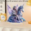 Fairy Tale Flower Fairy & Unicorn 2D Acrylic Ornament for Home Decor