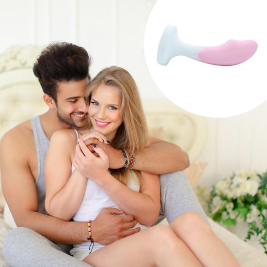 Silicone Anal Stopper Jeweled Butt Stopper Adult Sex Toy Personal Anal Trainer Toy for Couples Beginners Women Men